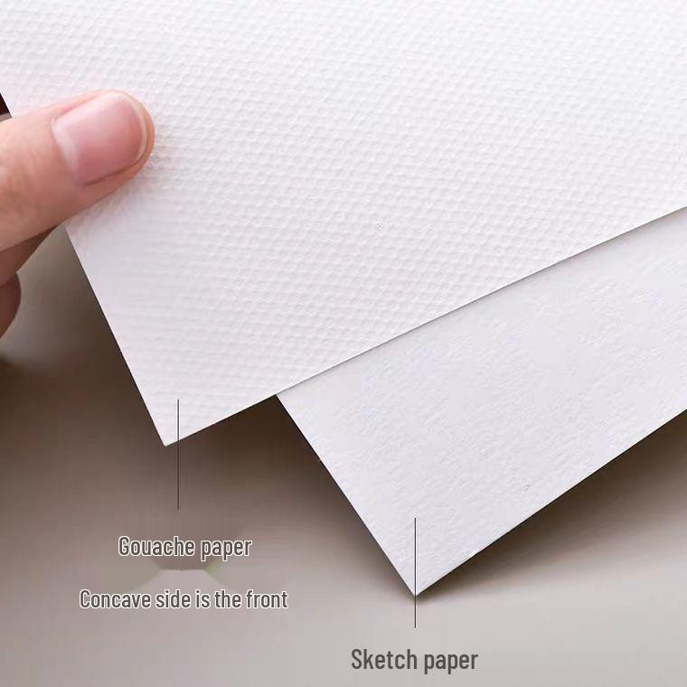 Extra Thick Art Paper: Gouache, Watercolor, Marker, and Drawing Paper for Students & Children - A4, 8K, 4K, 16K Sizes