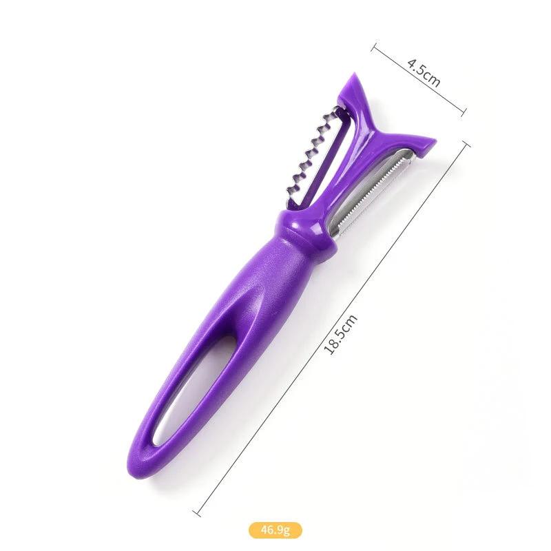 

Овощечистка из нержавеющей стали с пластиковой ручкой, терка для моркови, огурцов, 3 в 1, многофункциональная терка для яблок, картофеля, цедры, кухонные инструменты для овощей