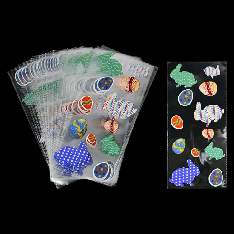 100 PCS Cellophane Party Bags Treat Candy Bag for Festival Party Favor Gift
