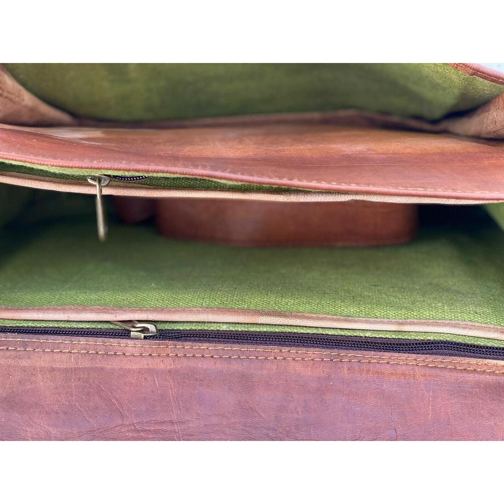 Leather Briefcase Laptop Messenger Bag Best Computer Satchel Handmade Bag Men's