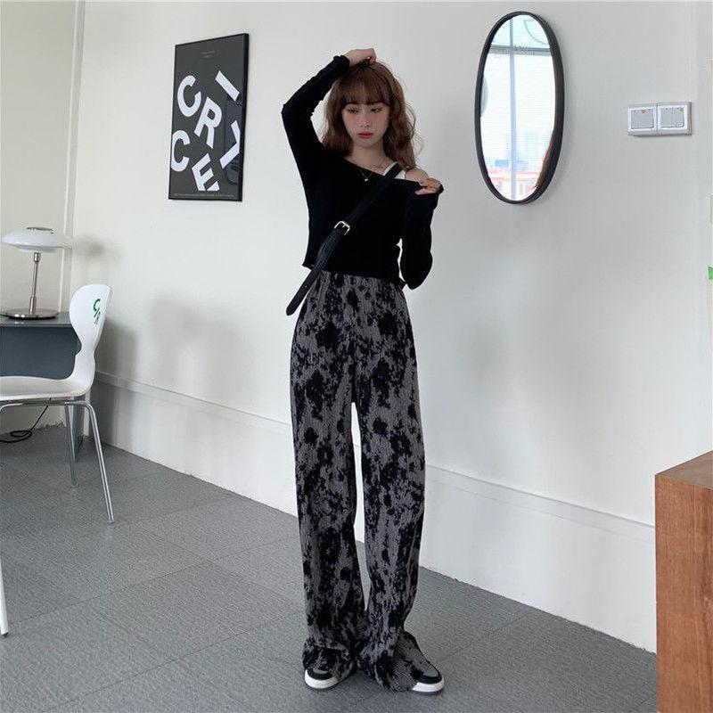 Da Donna con Tie Dye svasata Vita Alta Pantaloni Attillati KICK svasata Pantaloni UK Da Donna con Tie Dye svasata Vita Alta Pantaloni Attillati KICK svasata Pantaloni UK