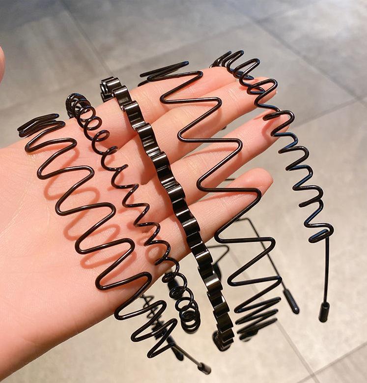 2024 New Style Women's Autumn/Winter Retro Korean Plaid Twist Non-Slip Headband