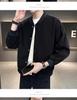 Men's Trendy Corduroy Baseball Jacket - Versatile Korean Style for Spring & Autumn, Plus Size, Thickened for Winter