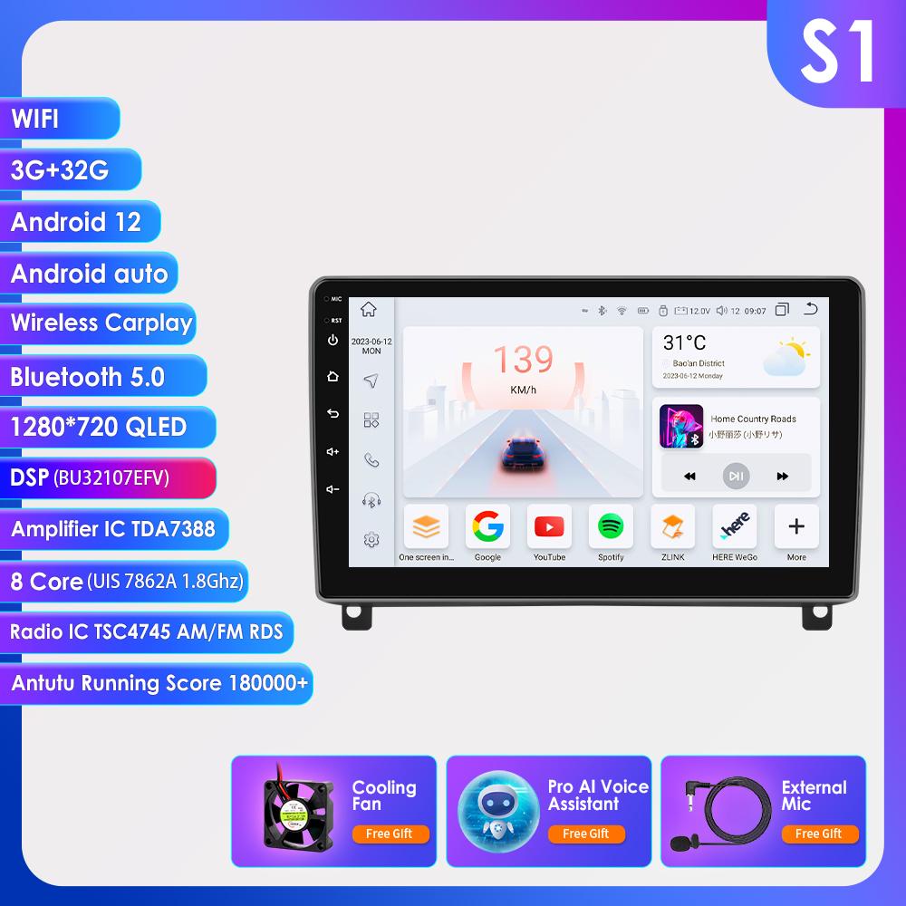 8G+128G autorádio, video multimediální přehrávač monitor pro Peugeot 407 1 2004 - 2011 Android Auto Navi GPS inteligentní obrazovka hlavní jednotka autorádia