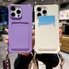 Vintage Strap Case For iPhone 16 14 11 12 Mini 13 Pro Max X XS 7 8 15 Plus Crossbody Lanyard Neck Cord Silicone Card Slot Cover