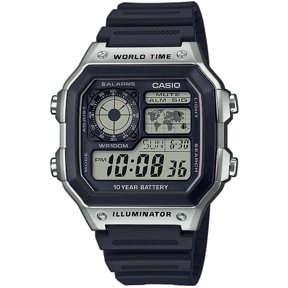 Цифровые часы CASIO мужские AE-1200WH-1CVEF