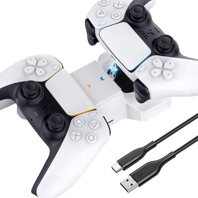 Dock de carregamento para controle PS5 Dual Sense, estação de carregamento dupla PS5 Acessórios para controle PS5