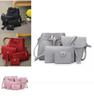 Elegant 4pcs Women Lady Handbag Set In Premium Pu Leather With Adjustable Strap