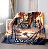 Benutzerdefinierter Name Avatar Welt Flanell Decke Überwurf Weich Warm Sofa Bett Dekor Einzigartiges Geschenk
