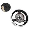 M12 10 Inch Wheel Rim with Drum Brake High Strength Metal for 10X3.0 10X2.5 Tires Electric Scooter Motorcycle