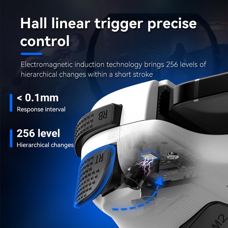 D11/D11S Wireless Stretchable Game Controller with Hall Triggers & Macro Buttons for Switch/Android/iOS/PC