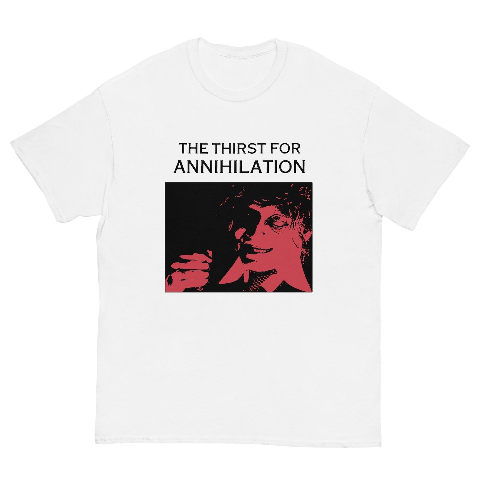 Nick Land - Thirst for Annihilation shirt 4XL