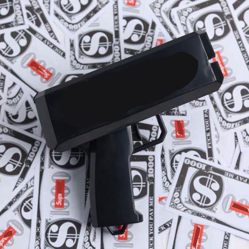 Gold Money Gun: Electric Cash-Spraying Toy for Fun and Relaxation