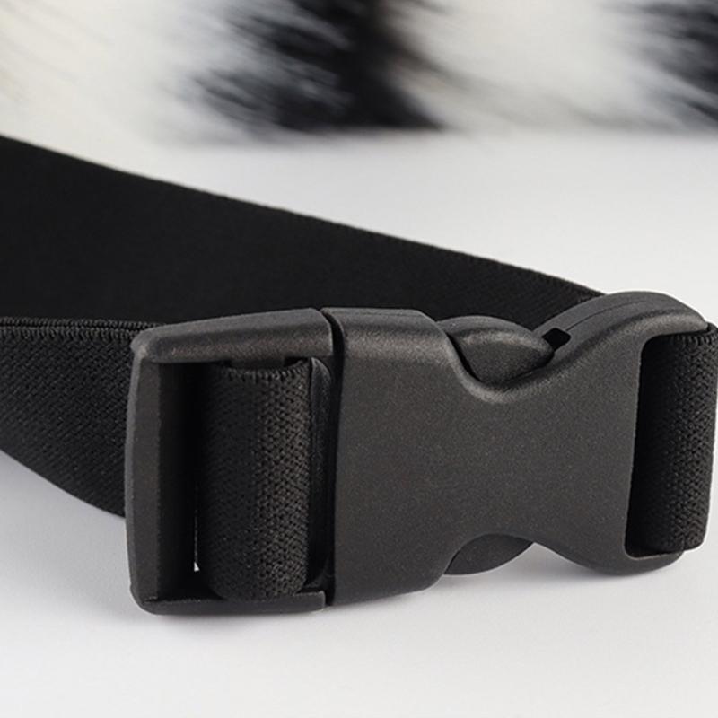 Adjustable Fox Tail Cat Prop Fur Furry Cosplay Carnival Party Christmas Anime Accessories Halloween Costume Wolf Tail