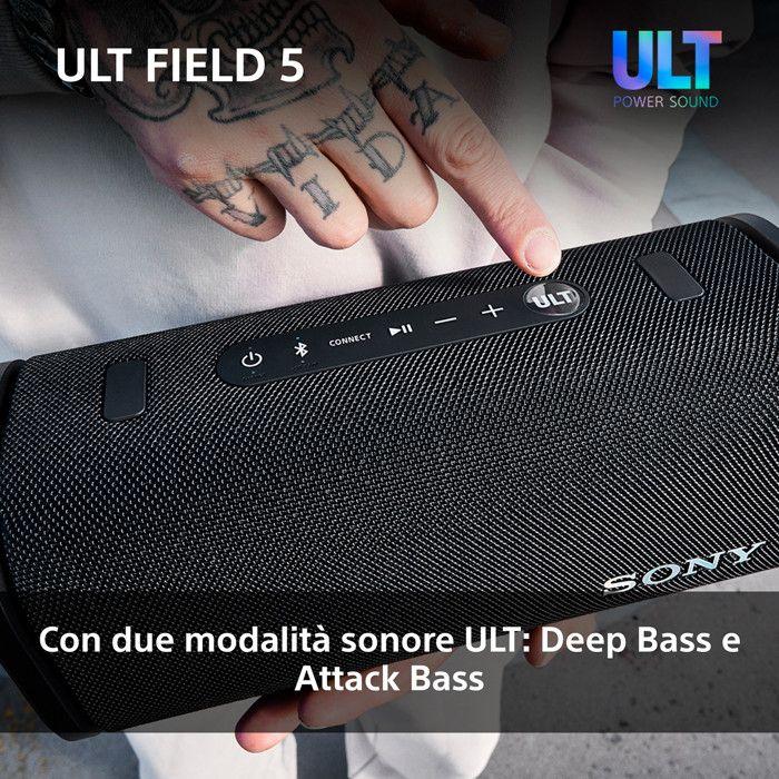 Sony SRS-ULT50B Altoparlante Bluetooth Portatile Nero Impermeabile 25h Batteria