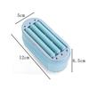 Multifunctional Soap Box Shoe Bathroom Laundry Cleaner Roller Brush Non Slip Drain Foam Bubbler Portable Durable Design Plastics
