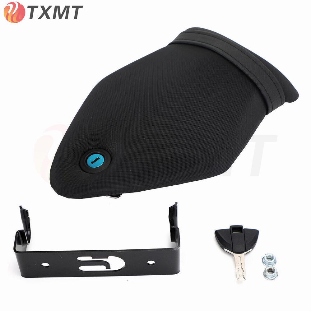 BMW S1000RR HP4 Rear Leather Seat Cushion & Bag, Fits Models 09-14, 17-18