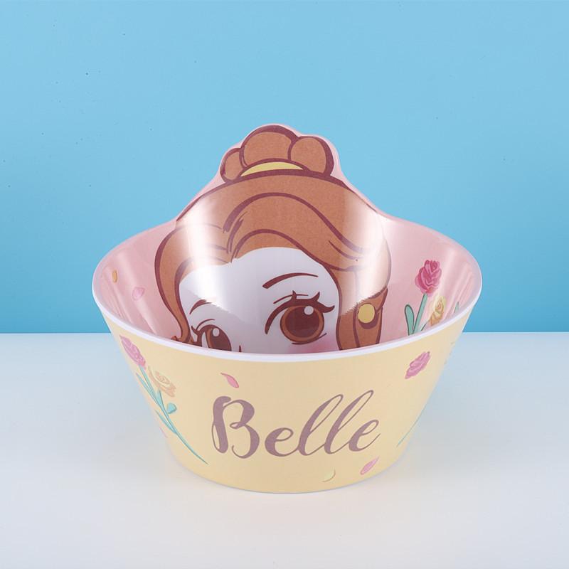 Disney Cartoon-Prinzessinnen Elsa und Olaf Mickey und Minnie Daisy Stitch und McQueen Silikon-Platzsets und Melamin-Baby-Fressnäpfe