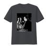 Vintage Retro The Munsters Classic Horror TV Show Black White Print Casual T Shirt Vintage Washed Streetwear Unisex Stylish