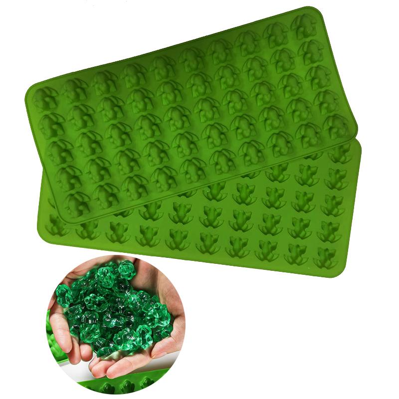 Frog Gummy Mold New  Animal Shape Candy Chocolate Silicone Mould For Birthday Cake Decoration Ice Cube Tray Wax Melts Jelly