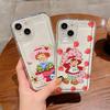 Cute S-Strawberry S-Shortcake Phone Case For Samsung Galaxy S25 S24 S23 S22 S21 S20 S10 Note20 10 FE Ultra Plus 4G 5G Back Cover