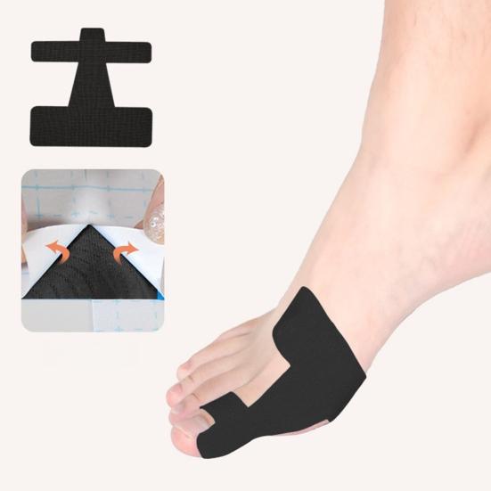 10/30/60Pcs Bunion Corrector Kinesiology Tape, Breathable Latex-Free Hallux Valgus Big Toe Support Tape, Foot Pain Relief Athletic Tape for Men