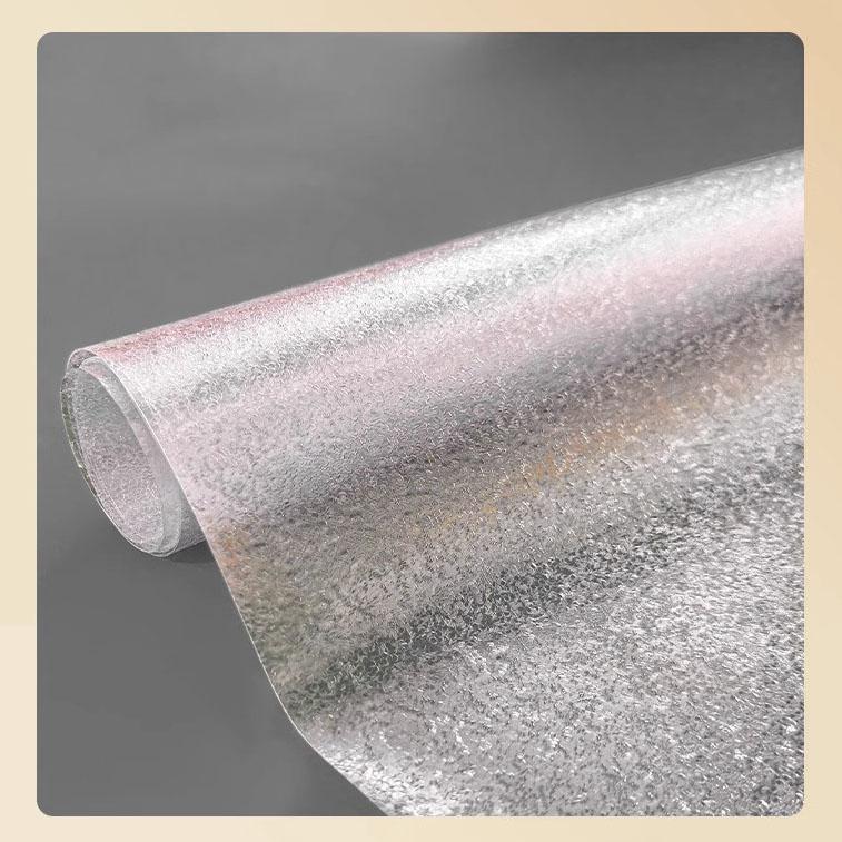 3D schwebendes Licht Sichtschutz-Fensterfolie – Dicke statisch haftende Vintage-Milchglas-Aufkleber, ohne Klebstoff, transluzent, aber blickdicht, Badezimmer- und Wohnzimmer-Dekoration