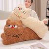 Cartoon Kitten Long Pillow Curved Pillow Children'S Bed Cat Throw Pillow Doll Removable And Washable Cushion