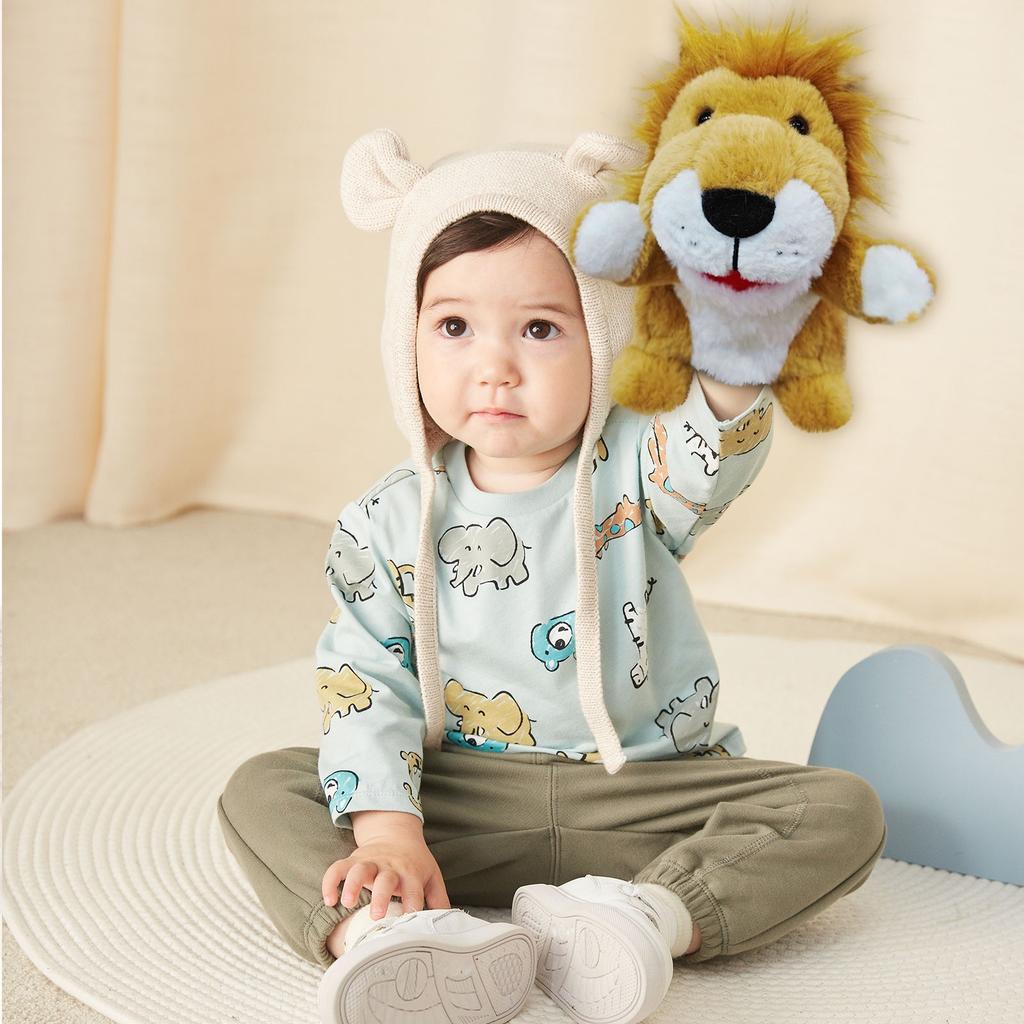 Jouets de marionnettes à main Interaction parent-enfant Poupée marionnette à main Peut ouvrir la bouche Peut bouger Jouets en peluche