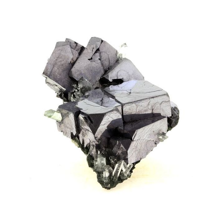 Pierres et Minéraux. Galène + Quartz. 877.0 ct. Madan, Bulgarie.