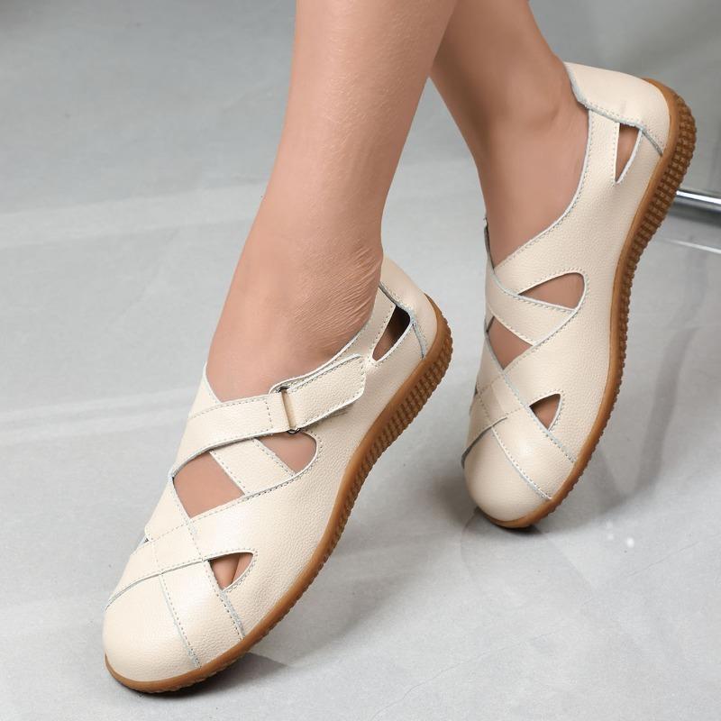 36-43 Summer Women's Hollow-out  Closed-toe Sandals Womens Closed Toe Sandals