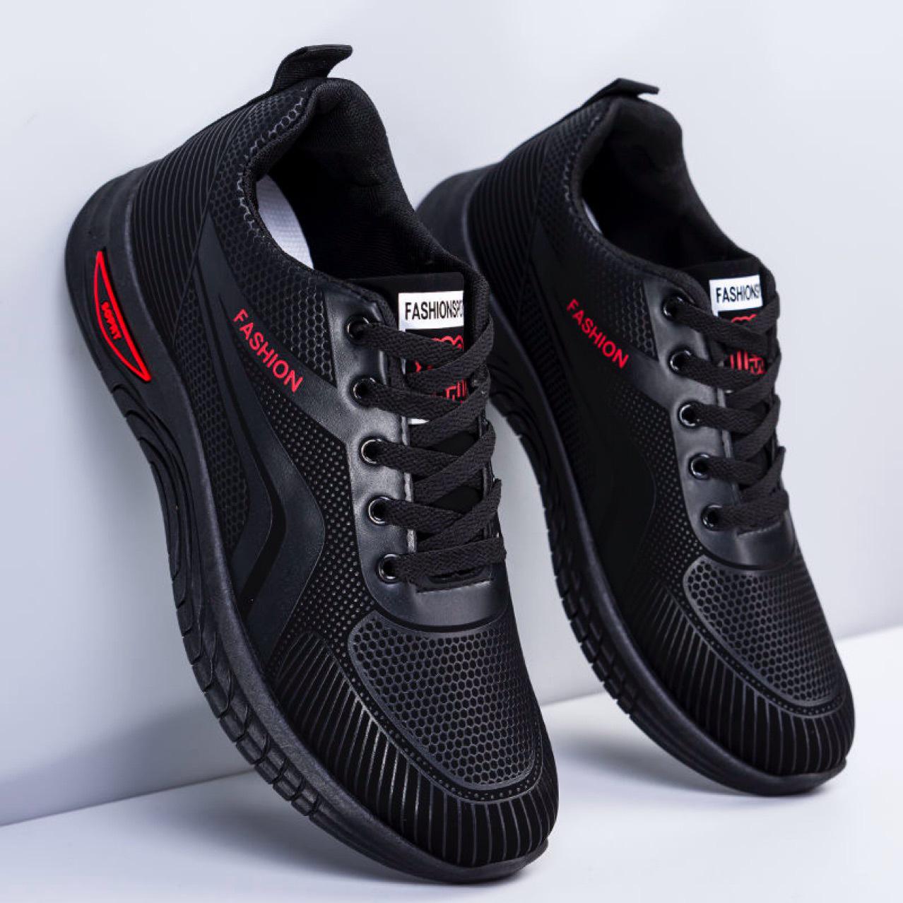 

Мужские кроссовки из износостойкой кожи на мягкой подошве - Легкие, водонепроницаемые, грязеотталкивающие для весны/лета 2025. 41