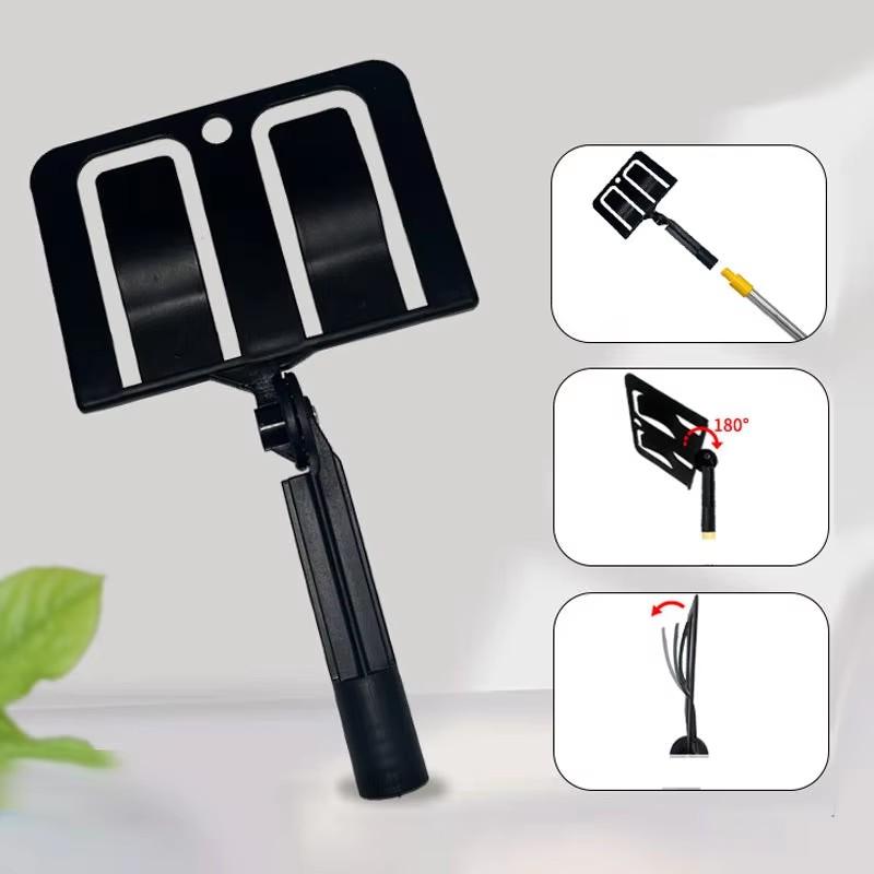 Baffle Holder With Extension Pole Rotation For Paint Color Separation Prevent Splashing Detachable Cleaning Tool Set