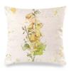 Watercolor roses flowers Digital printing short plush pillow covers for car sofa office cushion cover home goods 60x60cm