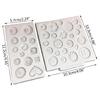 Exquisite Button Shape 3D Fondant Chocolate Candy Molds Polymer Craft DIY Molds