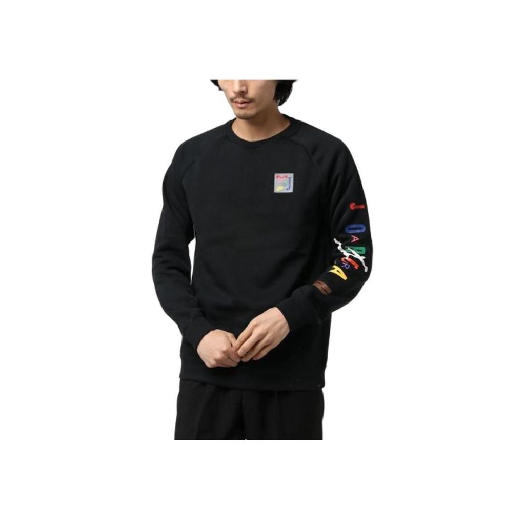 Jordan Long Sleeve Sports Hoodie Men Tops Black CT6304-010