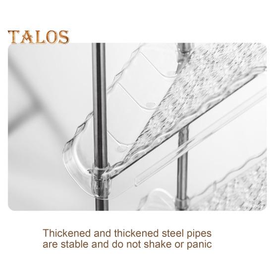 Šikmý úzký stojan na boty 5 úrovní Robustní konstrukce Snadná montáž Organizér pro ukládání bot Vertikální stojan na boty