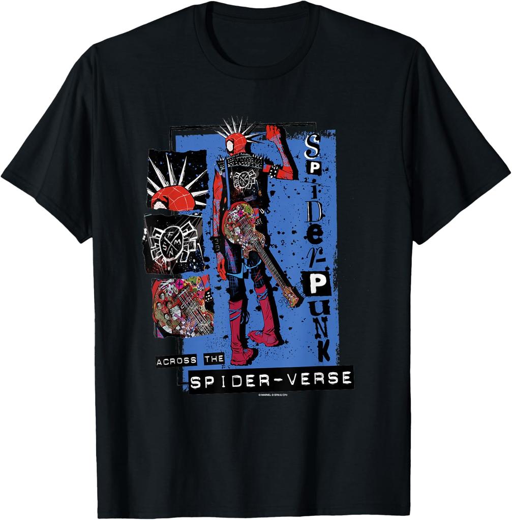 Uomo Ragno: T-shirt posteriore Spider-Punk Across The Spider-Verse