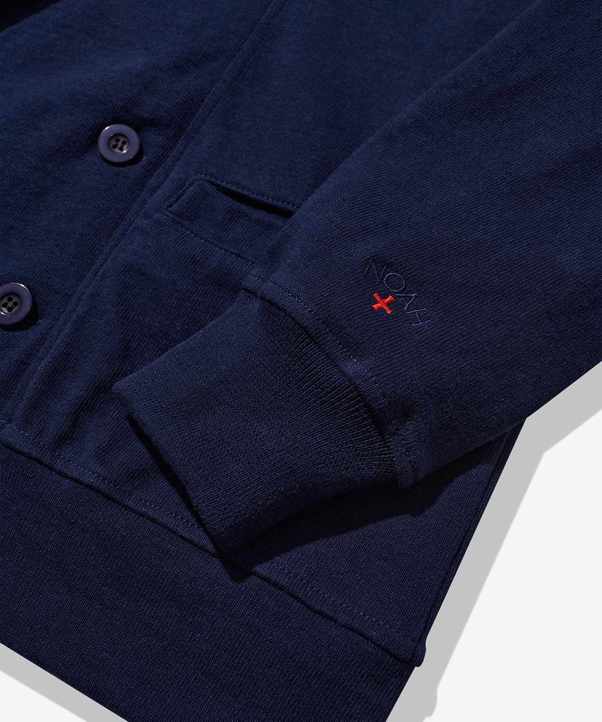 Noah (U) Double-Breasted Rugby Cardigan Navy