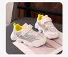 Bright children's single mesh shoes 2025 summer new boys' sports shoes mesh breathable girls hollow casual shoes