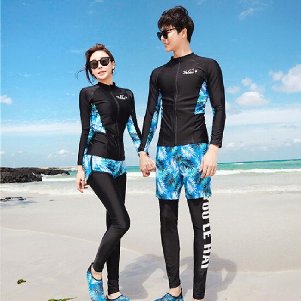 Fruitry WoMen S Sparkle raSh Guard Set M 3xl looSe Fit Big Size 5 pieceS SwiM