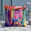 singer Mac Miller-M Pillow Case Silky elegant Comfort Sofa Bed  Invisible zipper Beach pillowcase