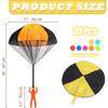 10 Pcs Parachute Toy, Tangle Free Outdoor Flying Parachute, Hand Throw Flying Toys for Kids Boys Girls Gifts, Party Favors