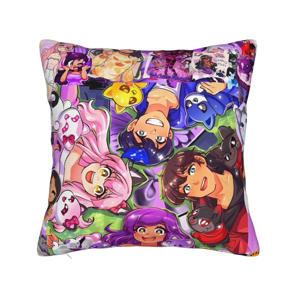 Aphmau Magical World Art Pillow Cover Kawaii Pillow Case For Sofa Home Decor Print Cushion Cover Birthday Gift