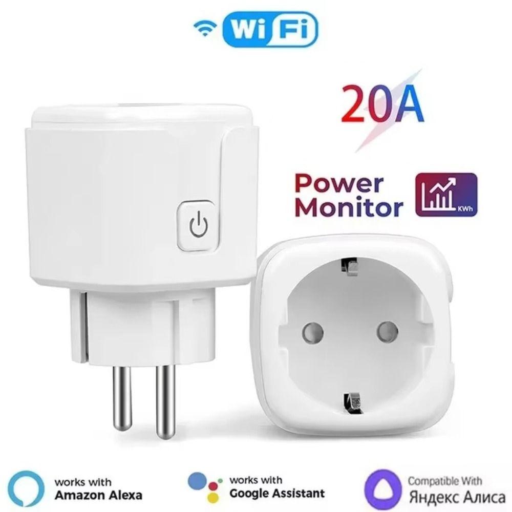 

16/20 a Smart Plug Power Monitoring Power Outlet New WiFi Socket UK