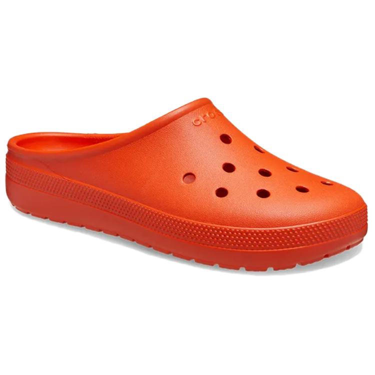 Crocs Classic Comfortable Solid Color Clogs Women Footwear Orange 211139-84J