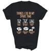 Things I Do In My Spare Time Rock Collect Unisex Shirt Gift
