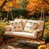 Skeletont Pillow Cover Soft Plush Cushion Case Warm Plush Throw Pillowcase  Halloween