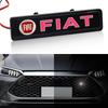Auto Frontabdeckung Kühlergrill Lampe Emblem Dekoration LED Beleuchtung für FIAT Abarth 500 Panda Bravo Punto Tipo Linea Ducato Freemont