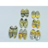 23-29 MM Natural Bumble Bee Jasper Pair Oval Cabochon Gemstone 7 Pair Lot C-742
